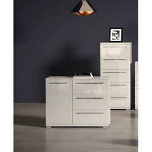 Places of Style "Piano" Kommode Hochglanz Beige - Sideboard Places of Style "Piano" Kommode Hochglanz Beige - Sideboard