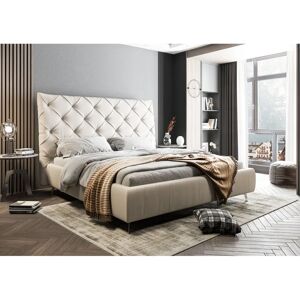 Places of Style Elloree - Polsterbett - hellgrau - Polstered Bed Places of Style Elloree - Polsterbett - hellgrau - Polstered Bed