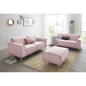 Andas Janek Pink Sofa Skandinavisches Design FSC-Rahmen Hoher Komfort Andas Janek Pink Sofa Skandinavisches Design FSC-Rahmen Hoher Komfort