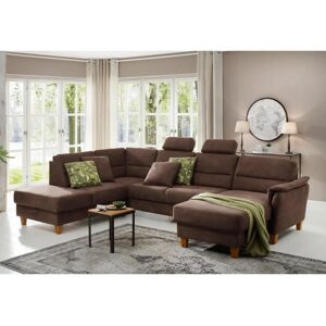 Home Affäre Palmera U-Form Sofa - Microfaser Landhausmöbel Home Affäre Palmera U-Form Sofa - Microfaser Landhausmöbel