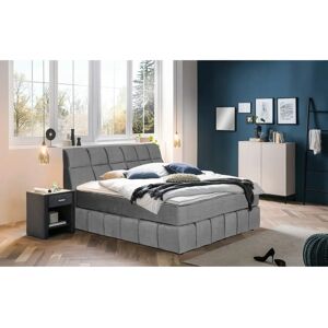 Places of Style Paxton Hellgraues Boxspringbett - Bett Places of Style Paxton Hellgraues Boxspringbett - Bett