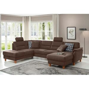 Home Affäre Palmera U-Form Sofa - Microfaser Lederoptik - Dunkelbraun Home Affäre Palmera U-Form Sofa - Microfaser Lederoptik - Dunkelbraun