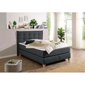HOME AFFAIRE Boxspringbett 140x200 H3 Komfortschaum-Topper - Boxspringbett HOME AFFAIRE Boxspringbett 140x200 H3 Komfortschaum-Topper - Boxspringbett