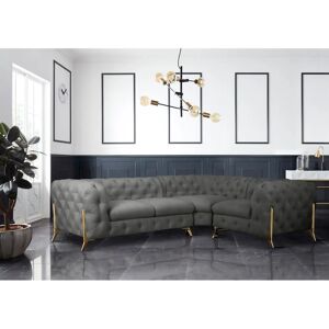 Leonique Amaury L-Form Sofa - Chesterfield Leonique Amaury L-Form Sofa - Chesterfield