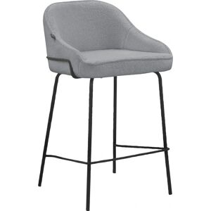 Leonique Puant Sessel - Recycling Polyester, Metall, Grau - 2 Stück Leonique Puant Sessel - Recycling Polyester, Metall, Grau - 2 Stück