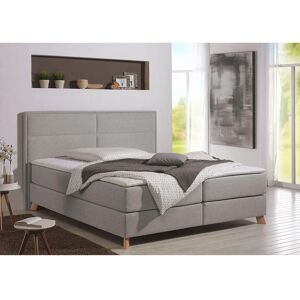 Home Affaire Caria Boxspringbett - Modern, Grau, 160x200cm, 50cm hoch - Boxspringbett Home Affaire Caria Boxspringbett - Modern, Grau, 160x200cm, 50cm hoch - Boxspringbett