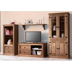 Home Affaire Dunkles Kiefernholz Wohnwand - Wohnwand Home Affaire Dunkles Kiefernholz Wohnwand - Wohnwand