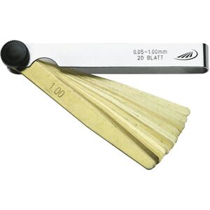 Helios Preisser Feeler Gauge - 0.05-1 mm, 20 Blades - Mechanical Tool Helios Preisser Feeler Gauge - 0.05-1 mm, 20 Blades - Mechanical Tool