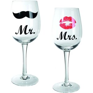 Sada sklenic na víno Mr & Mrs - 2 ks - 430ml Sada sklenic na víno Mr & Mrs - 2 ks - 430ml