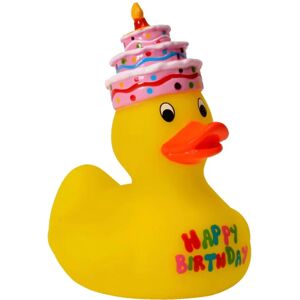 Close Up Pato de borracha Happy Birthday - pato de banho Close Up Pato de borracha Happy Birthday - pato de banho