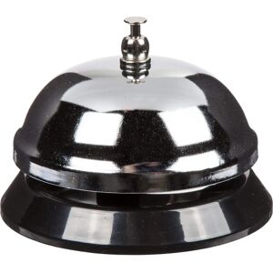 Bakaji Rostfritt Stål Hotellreception Ringklocka - 8cm Bakaji Rostfritt Stål Hotellreception Ringklocka - 8cm