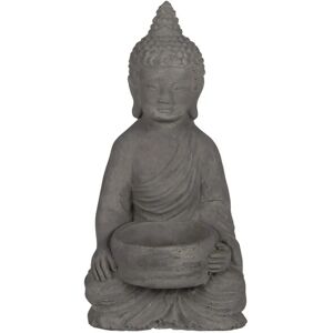 Out Of The Blue Buddha kynttiläpidike - Harmaa - 15cm - Sisätiloihin Out Of The Blue Buddha kynttiläpidike - Harmaa - 15cm - Sisätiloihin