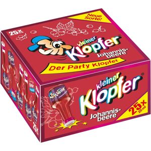 Kleiner Klopfer Liqueur de Cassis - 15% Vol. 25x20ml - Publicité Kleiner Klopfer Liqueur de Cassis - 15% Vol. 25x20ml - Publicité