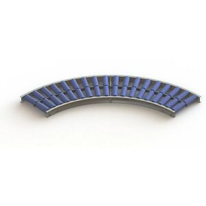 Gura Sistem de cale cu role ușoare - Curbă 90° - Cadru din oțel Gura Sistem de cale cu role ușoare - Curbă 90° - Cadru din oțel