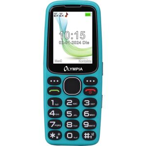 Olympia Star Turquoise Téléphone Mobile 2,4" Dual SIM - Publicité Olympia Star Turquoise Téléphone Mobile 2,4" Dual SIM - Publicité
