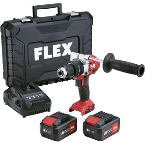 Flex Power Tools Flex 18v 2-Speed Cordless Percussion Drill 5ah Kit - Power Tool Flex Power Tools Flex 18v 2-Speed Cordless Percussion Drill 5ah Kit - Power Tool