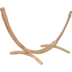 Soporte para hamaca de madera de laurel Amazonas - Ajustable 340-420 cm - Capacidad 200 kg Soporte para hamaca de madera de laurel Amazonas - Ajustable 340-420 cm - Capacidad 200 kg