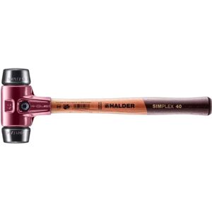 Marteau Simplex Halder - Tête en caoutchouc, Manche en bois, D=40mm - Marteau - Publicité Marteau Simplex Halder - Tête en caoutchouc, Manche en bois, D=40mm - Marteau - Publicité