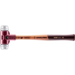 Marteau Halder Mazza simplex - Fer malléable et manche en bois - D=30 mm - Publicité Marteau Halder Mazza simplex - Fer malléable et manche en bois - D=30 mm - Publicité