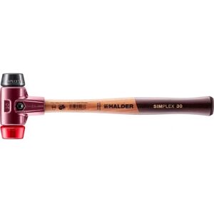 Halder - Marteau Simplex - Ø30 mm, Caoutchouc/Plastique, Boîtier en Acier - Publicité Halder - Marteau Simplex - Ø30 mm, Caoutchouc/Plastique, Boîtier en Acier - Publicité