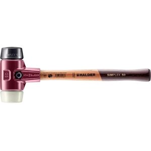 Halder Simplex-Hamer - D50mm Rubber/Nylon, Staalkop Halder Simplex-Hamer - D50mm Rubber/Nylon, Staalkop