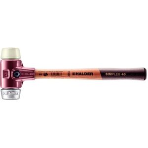 Marteau simplex Halder Mazza - Nylon, Métal mou, 40mm - Publicité Marteau simplex Halder Mazza - Nylon, Métal mou, 40mm - Publicité