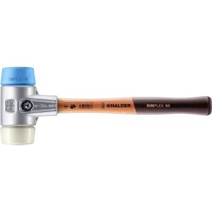 Halder - Martillo ligero con puntas TPE/nylon - D=60mm Halder - Martillo ligero con puntas TPE/nylon - D=60mm