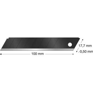 Lutz Blades - Modèle 470045 - Lames à rupture noires - 10 pièces - Publicité Lutz Blades - Modèle 470045 - Lames à rupture noires - 10 pièces - Publicité