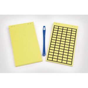 Hellermann Tyton 598-92127 Étiquettes rectangulaires jaunes - Étiquettes Hellermann Tyton 598-92127 Étiquettes rectangulaires jaunes - Étiquettes