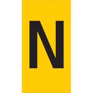 Hellermann Tyton HODS50 N Yellow PVC - Cable Marker - 4mm Hellermann Tyton HODS50 N Yellow PVC - Cable Marker - 4mm