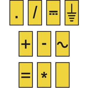 Hellermann Tyton 561-01004 cable marker - Yellow, Polyamide 6.6, 3mm - Cable Type Hellermann Tyton 561-01004 cable marker - Yellow, Polyamide 6.6, 3mm - Cable Type