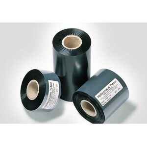 HellermannTyton, Ruban pour imprimantes à transfert thermique 110mm de large, rouleau 300m gris argent - Publicité HellermannTyton, Ruban pour imprimantes à transfert thermique 110mm de large, rouleau 300m gris argent - Publicité