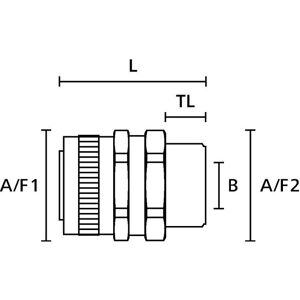 Hellermann Tyton 166-30412 electrical conduit fitting - Two-part PG11 Metal Hellermann Tyton 166-30412 electrical conduit fitting - Two-part PG11 Metal