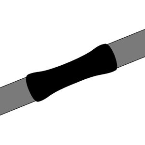 Hellermann Tyton 308-31210 Heat Shrink Tubing - 3:1, Black, 200mm Hellermann Tyton 308-31210 Heat Shrink Tubing - 3:1, Black, 200mm