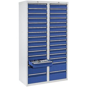 Gabinete de almacenamiento KaiserKraft - Acero, Azul Genciana - 1800x1000x500mm Gabinete de almacenamiento KaiserKraft - Acero, Azul Genciana - 1800x1000x500mm