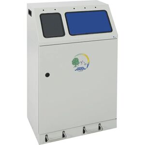 KaiserKraft Contenitore in Acciaio - 60+30L, Doppio Compartimento KaiserKraft Contenitore in Acciaio - 60+30L, Doppio Compartimento