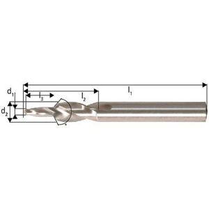 Broca escalonada GUHRING M12 - Taladro y Avellanado 90° Broca escalonada GUHRING M12 - Taladro y Avellanado 90°