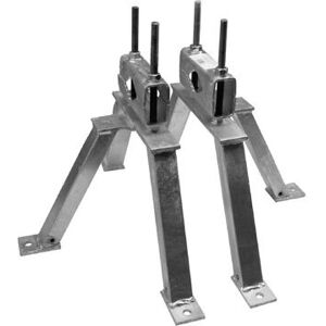 Preisner Maha89440 - Supporto a parete per palo fino a 89mm Preisner Maha89440 - Supporto a parete per palo fino a 89mm