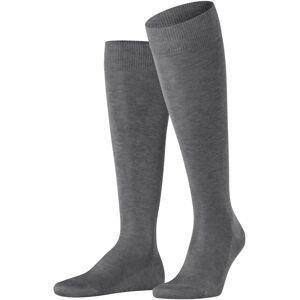 Falke Tiago Kniestrümpfe Steel Melange Grau - Kniehohe Socken Falke Tiago Kniestrümpfe Steel Melange Grau - Kniehohe Socken