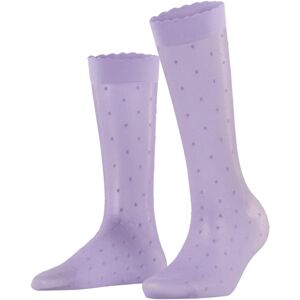 Falke Lupine Lilac Dot 15 Denier Knee High Socks - Socks Falke Lupine Lilac Dot 15 Denier Knee High Socks - Socks