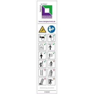 Günzburger Steigtechnik MUNK Autocollants pour Escaliers et Plates-formes - Étiquettes de Sécurité - Publicité Günzburger Steigtechnik MUNK Autocollants pour Escaliers et Plates-formes - Étiquettes de Sécurité - Publicité