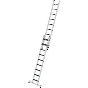 Échelle télescopique en aluminium MUNK avec 18 marches - Publicité Échelle télescopique en aluminium MUNK avec 18 marches - Publicité
