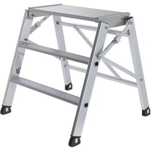 Günzburger Steigtechnik - Platformă pliabilă din aluminiu, 3 trepte, 650x300mm - Scară Günzburger Steigtechnik - Platformă pliabilă din aluminiu, 3 trepte, 650x300mm - Scară