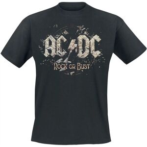 AC/DC Rock Or Bust T-Shirt mit kurzen Ärmeln - Herren - Schwarz AC/DC Rock Or Bust T-Shirt mit kurzen Ärmeln - Herren - Schwarz