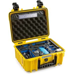 Étui pour drone caméra B&W 3000/Y/SPARK - Dur Jaune - Publicité Étui pour drone caméra B&W 3000/Y/SPARK - Dur Jaune - Publicité