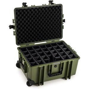 B&W International Outdoor Case 6800 - Impact-Resistant, Waterproof, Green B&W International Outdoor Case 6800 - Impact-Resistant, Waterproof, Green