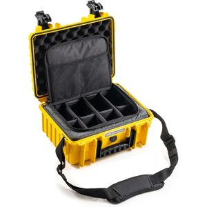 Étui d'appareil photo étanche B&W International Typ 3000 Jaune - Publicité Étui d'appareil photo étanche B&W International Typ 3000 Jaune - Publicité