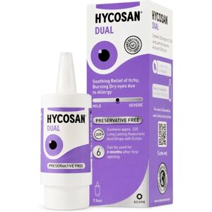 Hycosan Dual Lubricating Eye Drops - 7.5 ml Hycosan Dual Lubricating Eye Drops - 7.5 ml