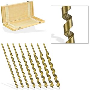 Kit de 8 forets à bois en titane Dema avec coffret PVC - Publicité Kit de 8 forets à bois en titane Dema avec coffret PVC - Publicité