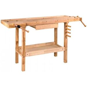 Dema - Etabli bois simple - 1370x500x860 mm - Workbench - Publicité Dema - Etabli bois simple - 1370x500x860 mm - Workbench - Publicité